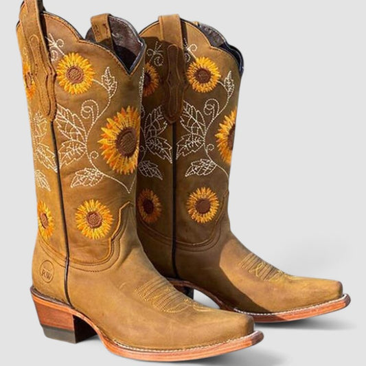 Daisy | Botas western ortopédicas de tacón bajo