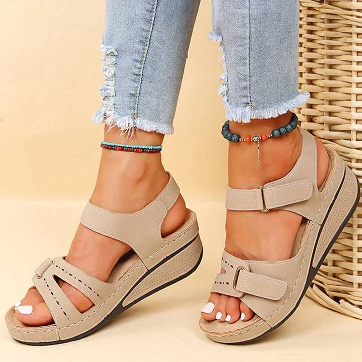 Sandy - Sandalias ortopédicas de cuña cómodas