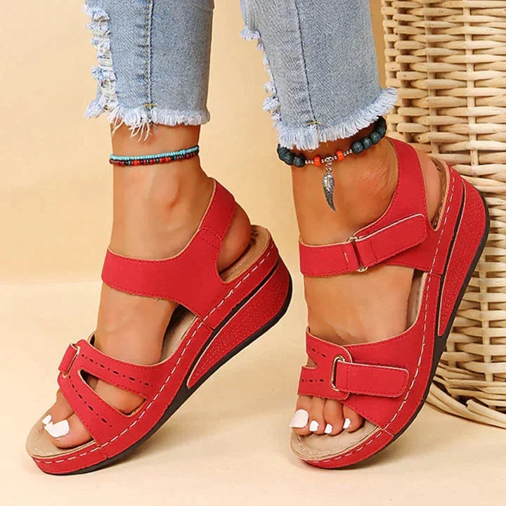 Sandy - Sandalias ortopédicas de cuña cómodas