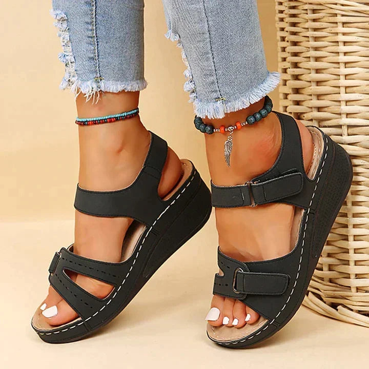 Sandy - Sandalias ortopédicas de cuña cómodas