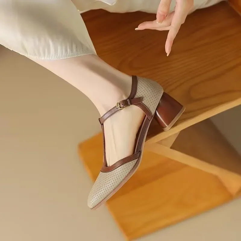 Zapatos Ortopédicos de Tacón Medio Catarina