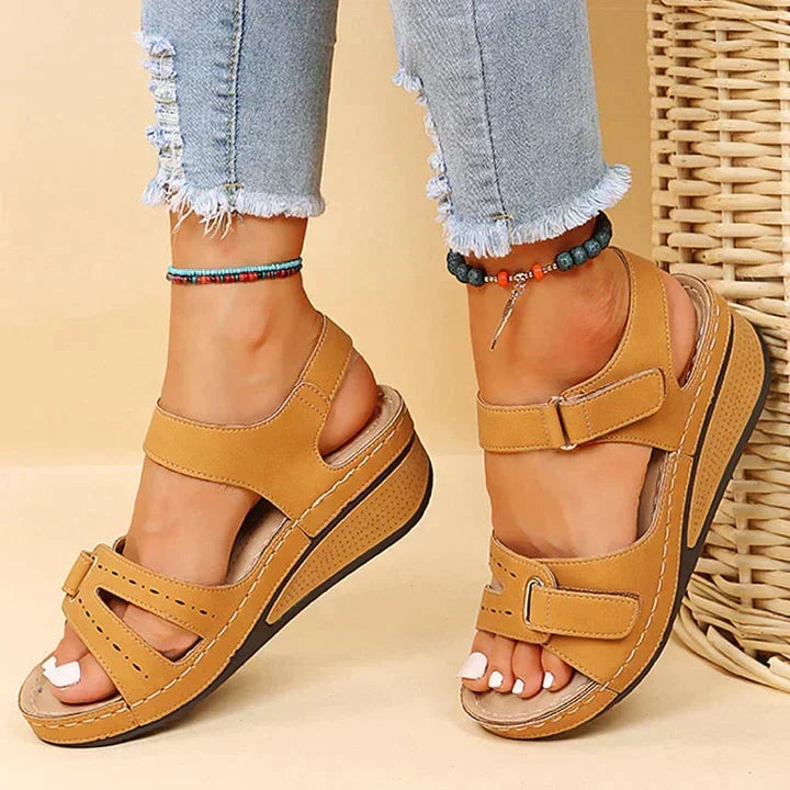 Sandy - Sandalias ortopédicas de cuña cómodas