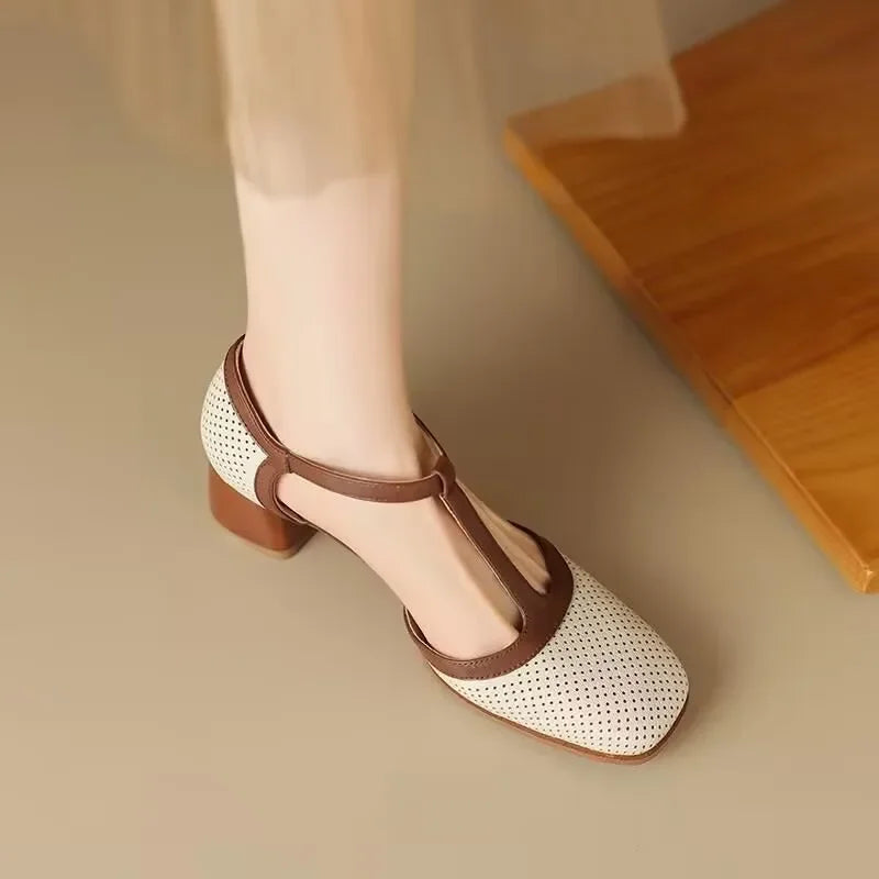 Zapatos Ortopédicos de Tacón Medio Catarina