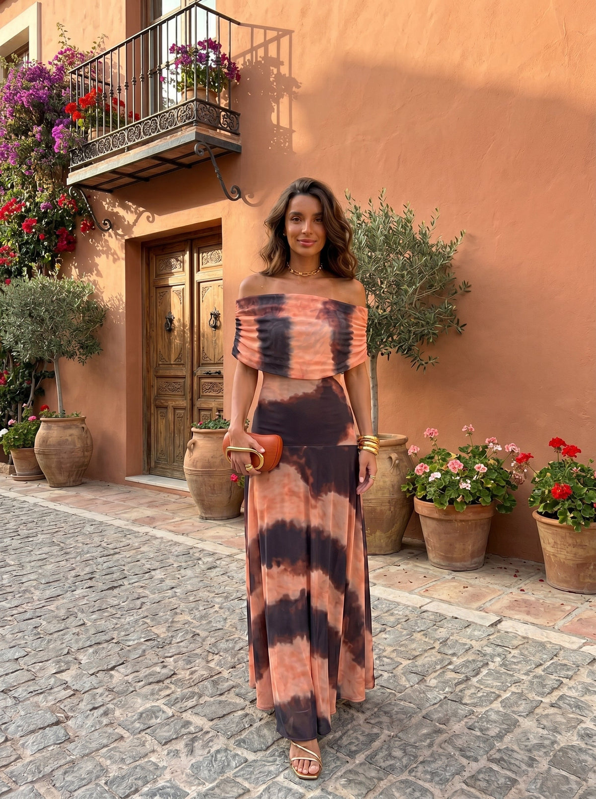 Vestido de Toledo con estampados