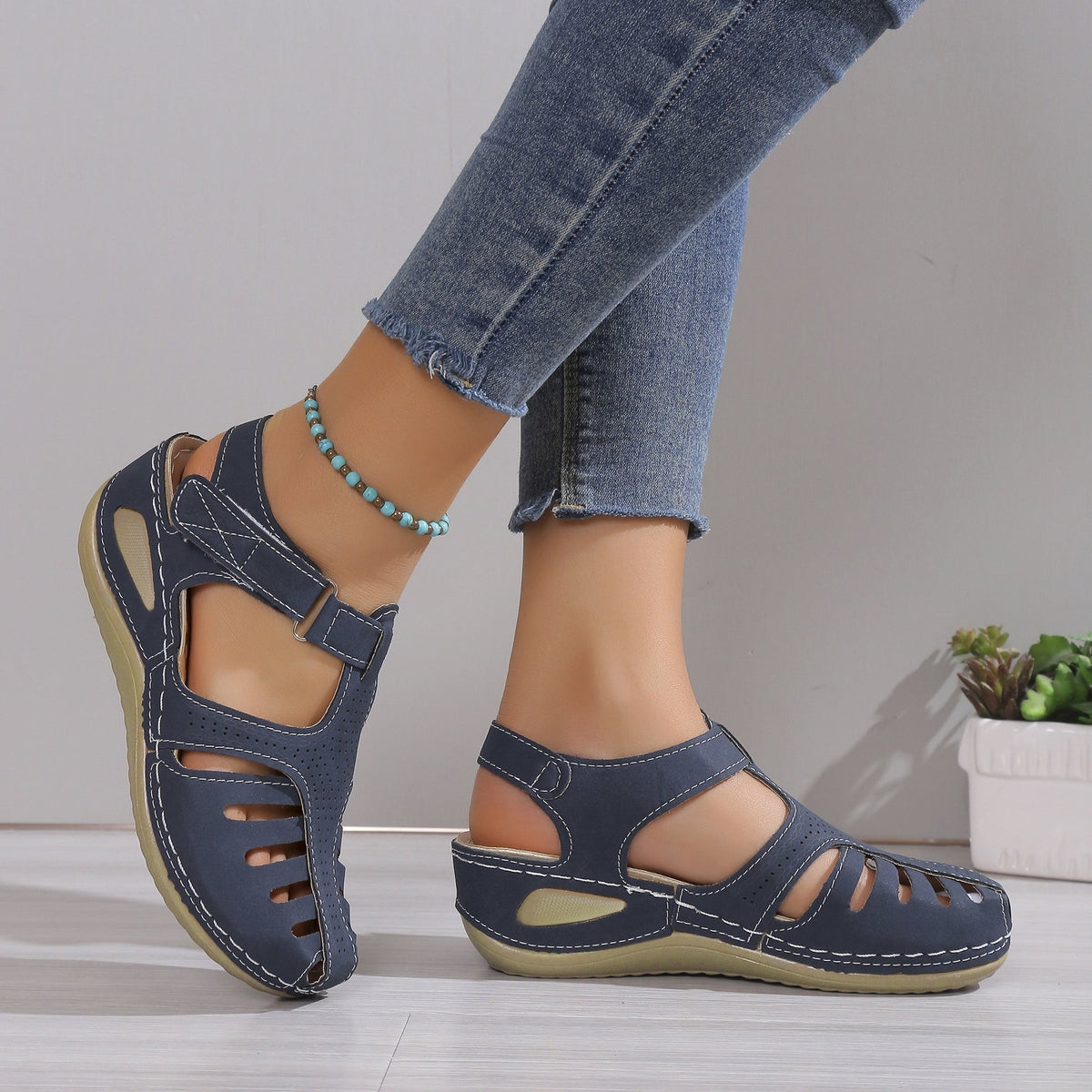 Leni – Sandalias cómodas con ligera elevación