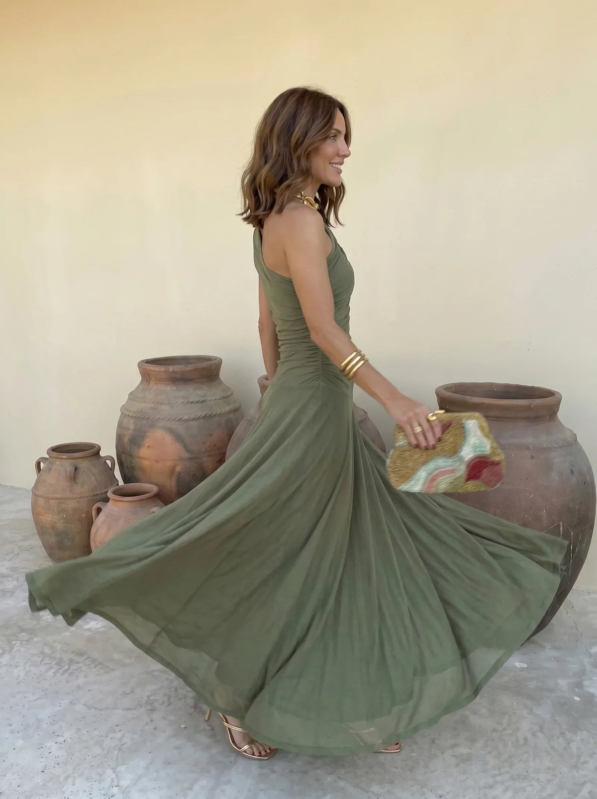 Rebeca | Vestido midi primavera