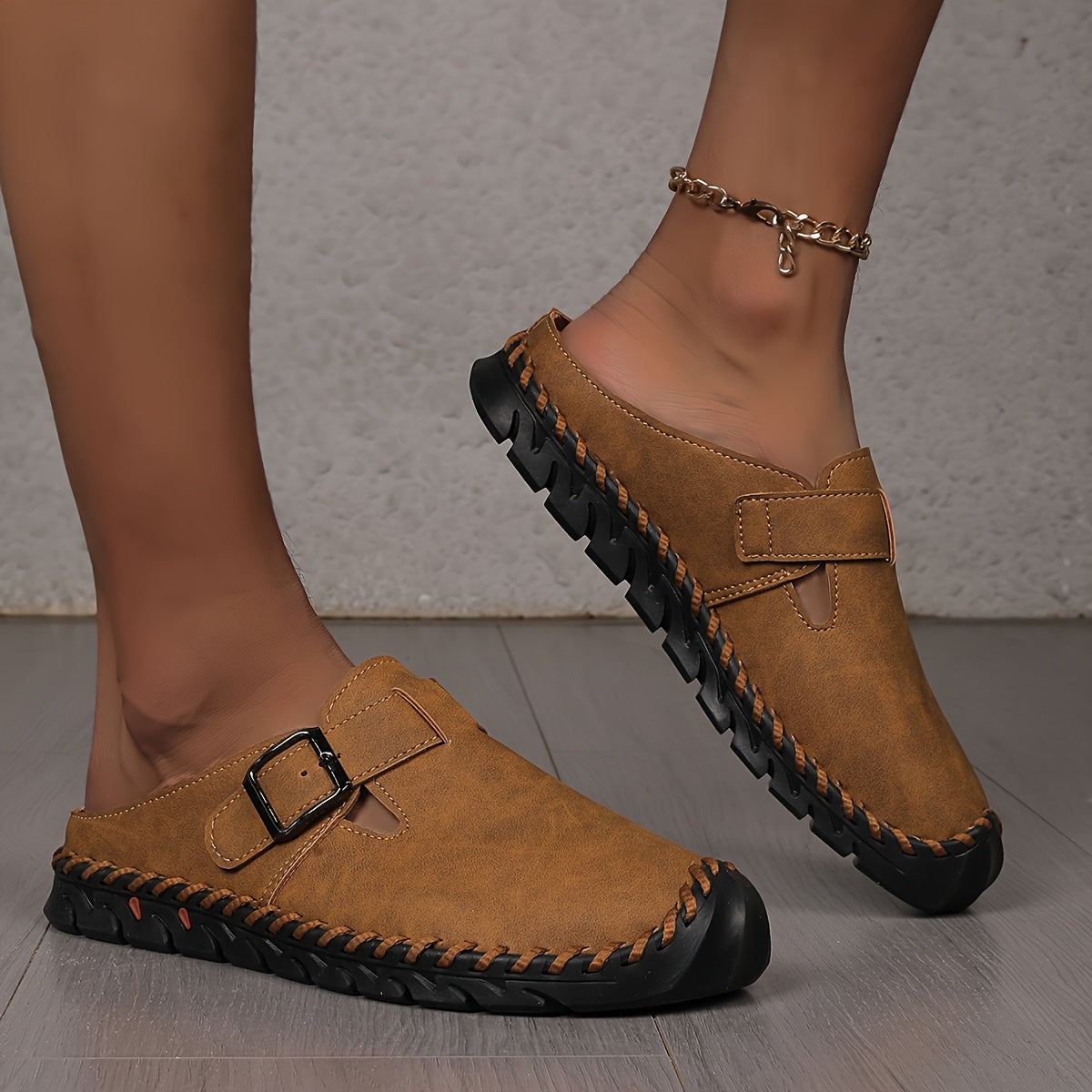 Marly - Sandalia de tipo mule cómoda con hebilla