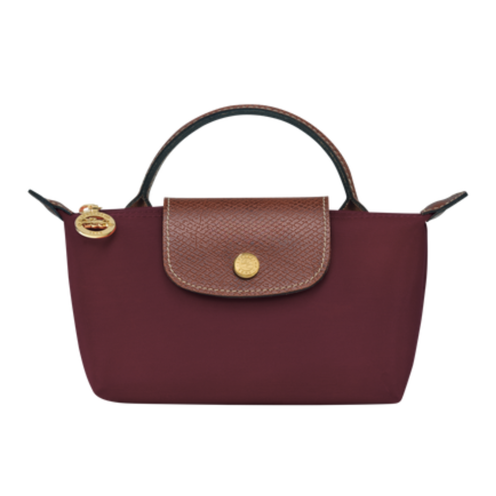 Mini bolso Élan Rojo burdeos con correa incluida