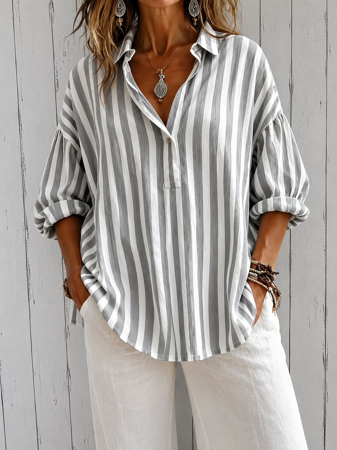 Bellori Milano | Blusa Refinada con Volantes Martine