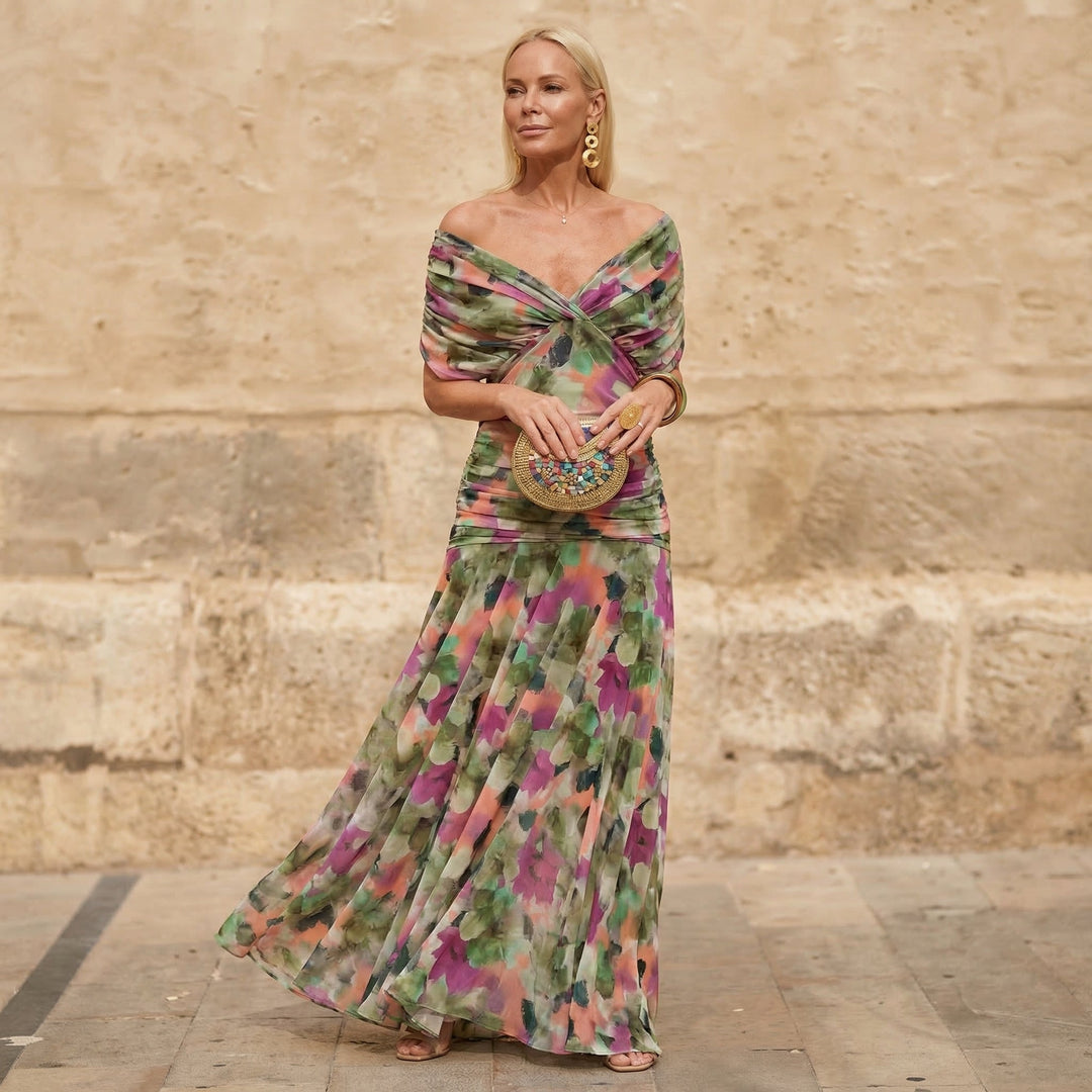 Kelsey | Vestido elegante multicolor
