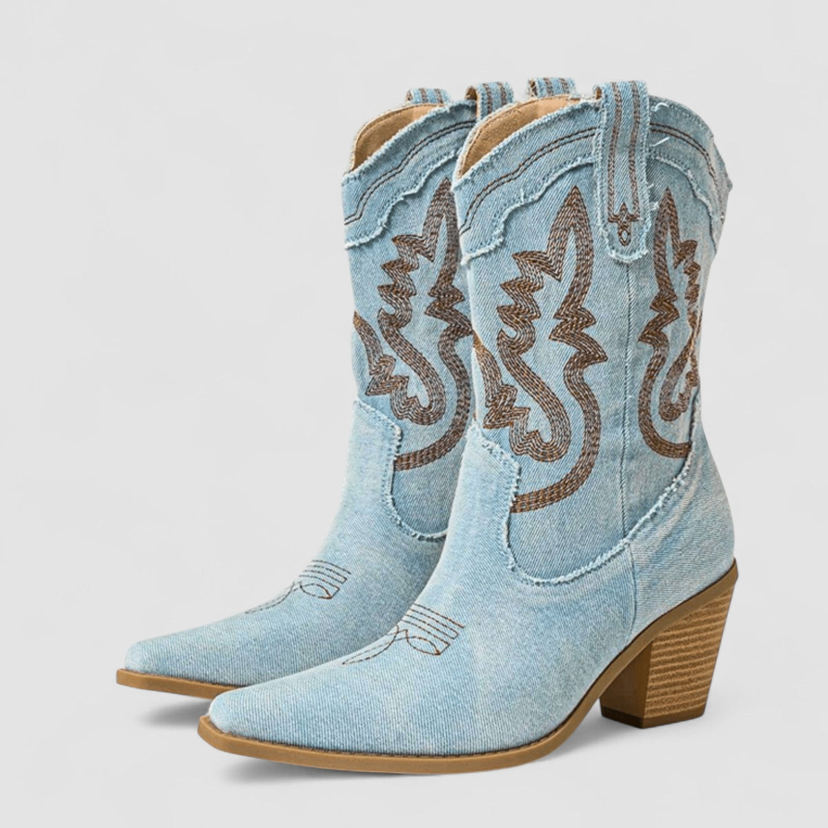 Selena | Botines ortopédicos de denim