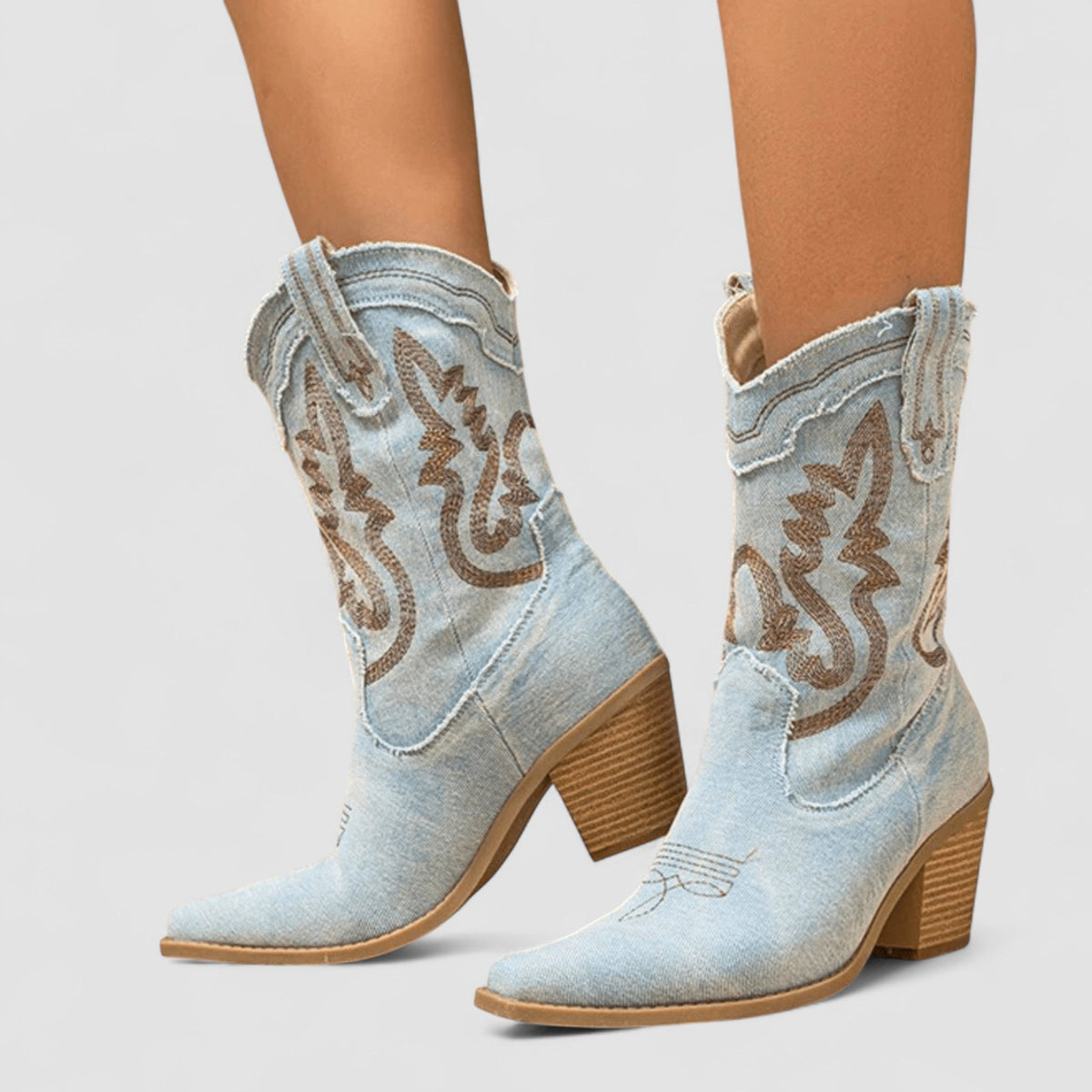 Selena | Botines ortopédicos de denim