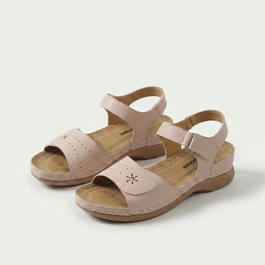 Liana - Sandalia de verano ligera con cierre de velcro