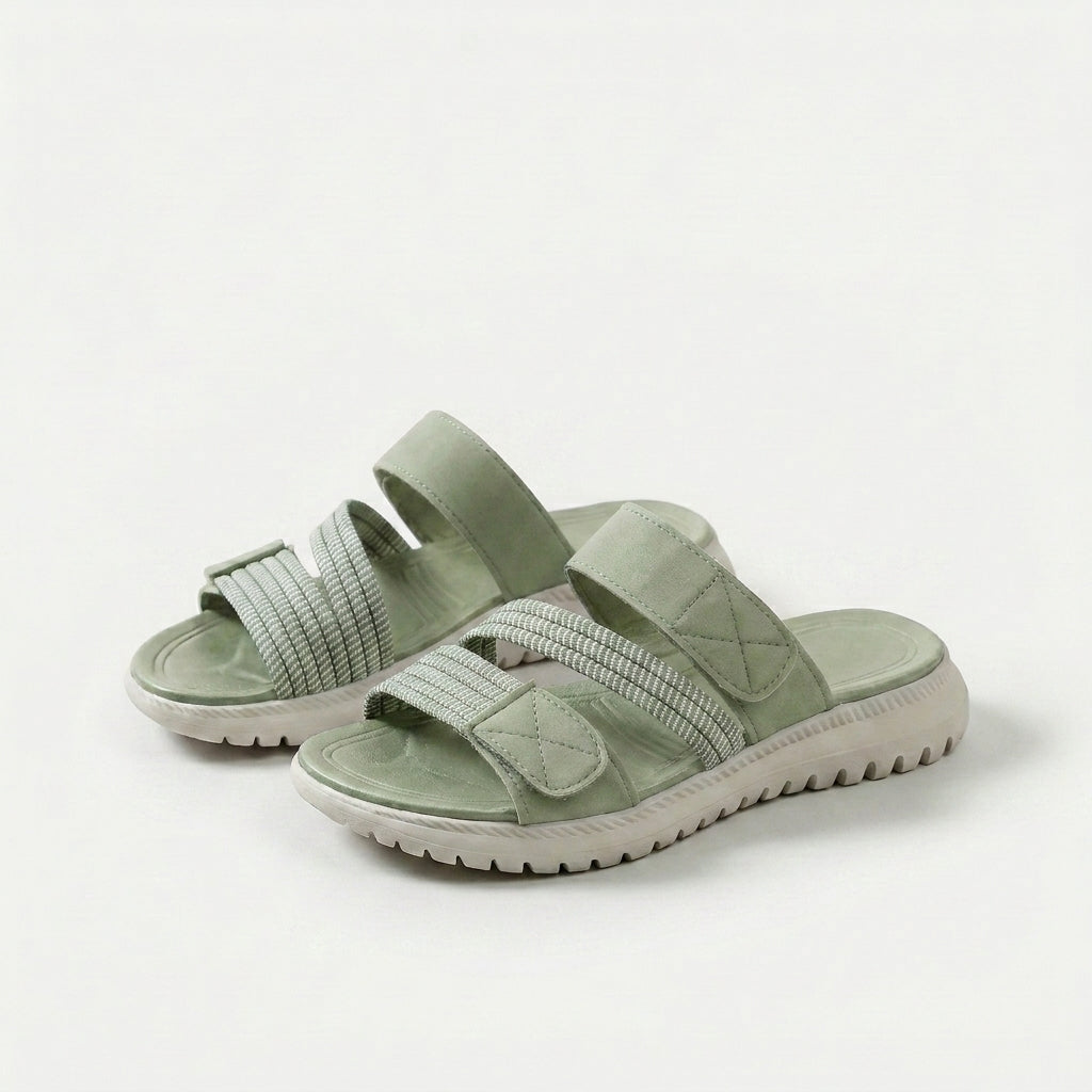 Cleo - Sandalia deportiva cómoda con suela de plataforma