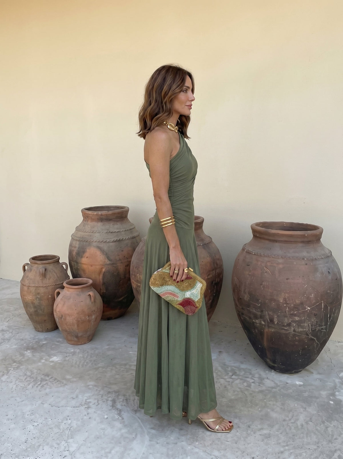 Vestido Giralda · Largo en tres tonos de edición limitada