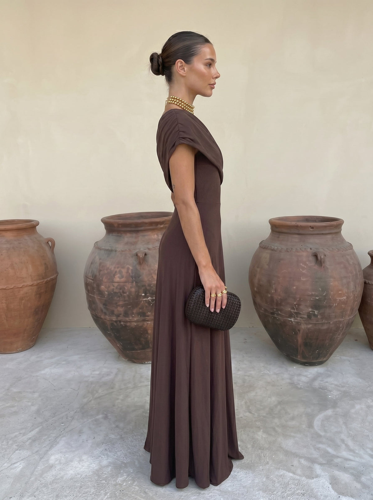 Vestido Giralda · Largo en tres tonos de edición limitada